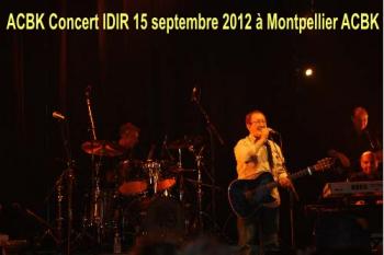 Concert Idir à Montpellier